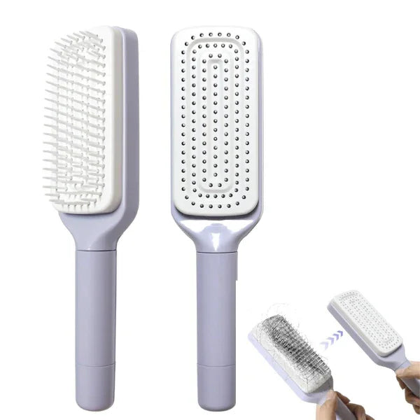 Brush that Collects Hair on Its Own – No More Dirty Brushes – CleanSpin™