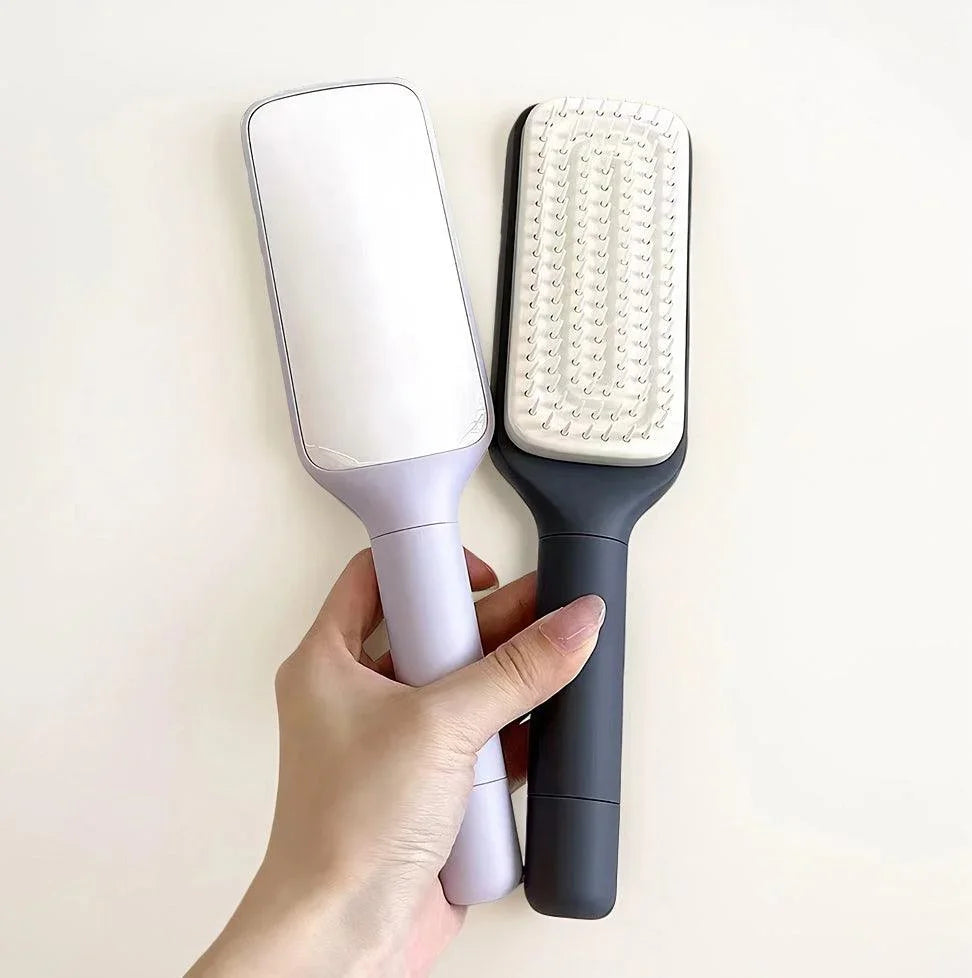 Brush that Collects Hair on Its Own – No More Dirty Brushes – CleanSpin™